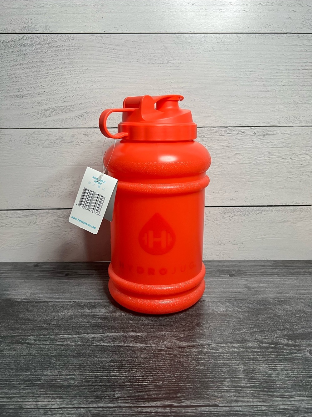 HydroJug Large Red-Orange Water Bottle